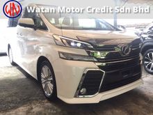 2015 Toyota Vellfire 2.5 ZA UNREG,TRUE YEAR MADE CAN PROVE,SUNROOF,7 SEAT,3 POWER DRS N BOOT,360 SURROUND CAM,BODYKIT,LED LIGHT,FREE WARRANTY N GIFTS