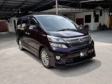 2013 Toyota Vellfire 2.4 Z Golden Eyes MPV (LOAN KEDAI IC SAHAJA)