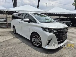 2025 Toyota Alphard 2.5 Z SUNROOF/GRD4.5/6K KM MILEAGE/SIDE STEP/HUD/DIM/BSM/360CAMERA/UNREH25