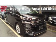 TRUE YEAR MADE 2015 NO GST Toyota Vellfire 3.5 VL NEW MODEL SURROUND CAMS REG 2016