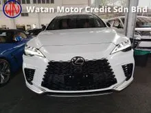 2023 Lexus RX 350 2.4 F Sport Handling TURBO UNREG FULLSPEC,5,PANAROMIC ROOF,360 CAM,AIRCOND SEAT,BSM,DIM,PO-BOOT,PRE CRASH &ETC,FREE WARRANTY & GIFTS
