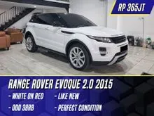 2015 Land Rover Range Rover Evoque 2.0 Dynamic Si4 SUV White on Red Black RR