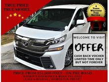 Toyota Vellfire 2.5 ZG PILOT SEATS PRICE ON THE ROAD