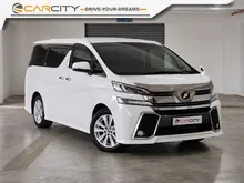 2016 Toyota Vellfire 2.5 ZA MPV 7 SEATER COME WITH WARRANTY LEATHER SEAT ROOF MOUNTED REAR ENTERTAINMENT SYSTEM
