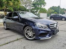 2015 Mercedes-Benz E250 2.0 Avantgarde AMG SPORT - Color Dark Blue , 360 Camera