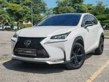 2017 Lexus NX 200t 2.0 F Sport SUV ,SUNROOF ,POWER BOOT,LEATHER SEAT,REVERSE CAMERA,PUSH START,CARING OWNER,TIP TOP CONDITION