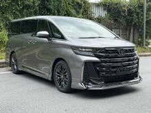 6A 42KM JBL 2025 Toyota Vellfire 2.4 Z Premier SIDESTEP MODELISTA BODYKIT FULL SPEC MPV