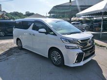 Toyota Vellfire 2.5 ZG SPORT EDITION, SUNROOF, MOONROOF, 2016 UNREGISTER