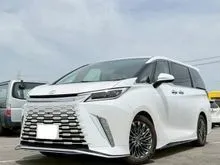 Recon Incoming Stock 2024 Lexus LM 500h 2.4 Version L 6 Seater MPV White Grade 6A Low Mileage