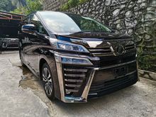 2018 Toyota Vellfire 3.5 ZG FULL SPEC JBL 4CAM DIM SUNROOF NAPPA LEATHER