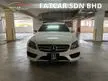 Used 2015/2019 MERCEDES BENZ C180 AMG JAPAN **REAR-END COLLISION WARNING & PROTECTION SYSTEM. REAR VIEW CAMERA. BRAKE ASSIST PLUS CROSS TRAFFIC** #KERETACUN - Cars for sale