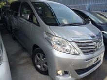 2012 UNREG TOYOTA ALPHARD 2.4 X SPEC ( JAPAN SPEC ) 8 SEATER