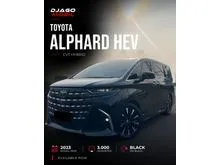 2023 Toyota Alphard 2.5 HEV (Non Premium Color) MPV Black Hitam Hybrid CVT