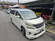 2010 Toyota Vellfire 2.4 Z Platinum MPV * ORIGINAL GOOD CONDITION NO ACCIDENT AND NON FLOODED CAR *