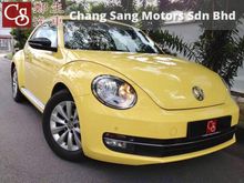 **40K MILEAGE,FULL SERVICE RECORD,LADY OWNER,TURBOCHARE,DSG GEARBOX,PADDLESHIFT,POWERFULL**2014 Volkswagen Beetle 1.2 TSI Coupe