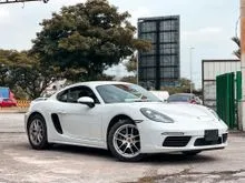 2018 Porsche 718 2.0 Cayman Coupe Sport Chrono BOSE Unreg