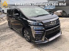2018 Toyota Vellfire 2.5 ZG Facelift 360view Sun Roof 3 LED Modelista Bodykit Push Start 7G