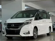 2018 NISSAN SERENA 2.0 S-HYBRID HIGH-WAY STAR PREMIUM (A) FREE WARRANTY(T&C)/360 CAMERA/FULL LEATHER SEAT/ROOF MONITOR/PUSH START/KEYLESS/AUTO STOP