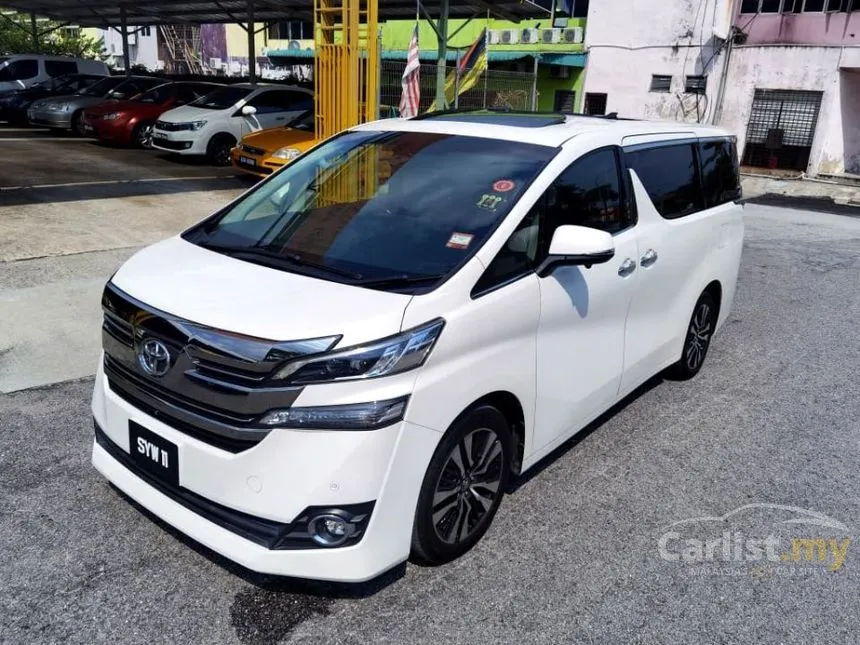 2016 Toyota Vellfire ZG MPV