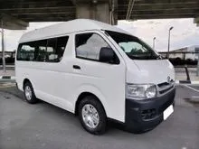 2009 Toyota Hiace 2.5 (M) High Roof Window Van Diesel Engine