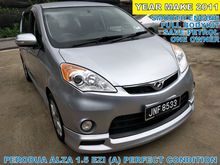 2011 Perodua Alza 1.5 EZi (A) FULL SPEC FULL BODYKIT AIRBAG ABS SAVE PETROL