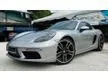 Used 2017 Porsche 718 2.0 Cayman Coupe PDLS 20 Inch Carrera Wheel Sport Chrono Exhaust