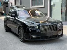 2022 Rolls-Royce Ghost 6.8 Black Badge Sedan Ready Stock Unregister Full Brabus Body Kit Ready Unit Carbon Interior Bespoke Speakers 5 Seaters