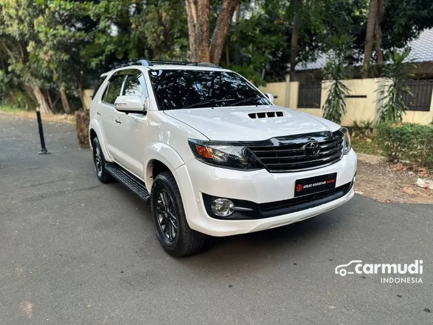 Jual Mobil Toyota Fortuner 2015 G 2.5 di Banten Automatic SUV Putih Rp 355.000.000