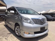 2008 TOYOTA ALPHARD 2.4(A)G JAPAN SPEC 2008/2010**TWIN POWER DOOR**MEMORY SEATS**ELERTRIC SEATS**