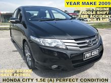 2009 Honda City 1.5 E i-VTEC (A) FULL SPEC PADDLE SHIFT SAVE PETROL