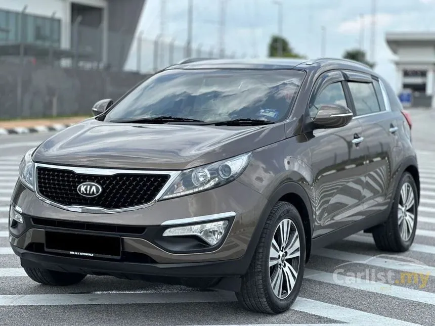 Kia Rectangle Terpakai Kia Sportage 2.0 SUV/Rev cam/Sunroof/Leather Seat/6 Speed ...