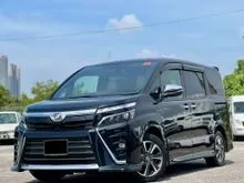 2018 Toyota Voxy 2.0 ZS Kirameki Edition MPV Facelift Model / Dual Power  Sliding Door / 360 Reverse Camera / Push Start / Pre-Crash / Land Keep Assit