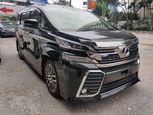 2017 Toyota Vellfire 2.5 ZG Sunroof 5 YEARS WARRANTY