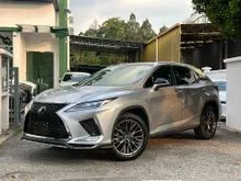 SILVER 2022 Lexus RX 300 2.0 F Sport BLACK ELECTRICAL MEMORY LEATHER SEAT PANORAMIC ROOF SURROUND CAMERA 3 EYE LED APPLE CAR PLAY HUD BSM POWER BOOT