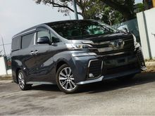 2017 Toyota Vellfire 2.5 Z Golden Eyes MPV PRECRASH ROOF MONITOR