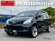 2012 Toyota Avanza 1.5 E MPV (A) 1 OWNER , FACE LIFT MODEL , PROMOTION FREE 1 YEAR WARANTY