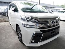 2016 Toyota Vellfire 2.5 GE Edition MPV (A) UNREG