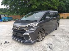 2015 Toyota Vellfire 2.5 Z SPEC 8 SEATER UNREG15