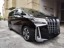 2020 Toyota Alphard 3.5 SC MPV pilot seat black interior sunroof