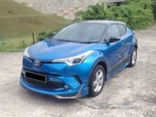 2018 Toyota C-HR 1.8 SUV facelift-Modellista kit,free 2yrs warranty,push start,keyless entry,dash cam,reverse camera,1lady owner,acc free,cash back...