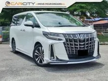 2021 Toyota Alphard 2.5 G S TRUE YEAR FULL SERVICE PILOT SEAT 1 OWNER
