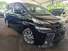 2016 Toyota Vellfire 2.5 ZA GOLDEN EYE SUNROOF GRADE 4.5 B UNREG