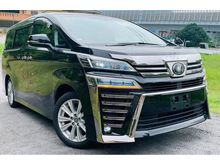 ZA 7 SEATER , ALPINE DVD , PRE-CRASH , LAND KEEPING ASSIST , UNREGISTER , Toyota Vellfire 2.5 MPV , NEW STOCK.