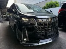 2021 Toyota Alphard 2.5 S GOLD  SUNROOF  BSM DIM (PROMOTION PRICE) HALF LEATHER ,POWER BOOT ,REAR CAMERA ,APPLE CAR PLAY ,7 SEATER UNREG