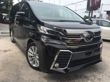 2015 Toyota Vellfire 2.5 ZA AUTO PARKING & JBL SOUND SYSTEM MPV