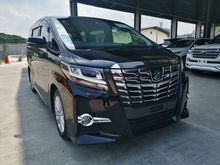 (JBL, REAR ENTERTAINMENT, 4 CAMERA) 2016 Toyota Alphard 2.5 SA UNREG