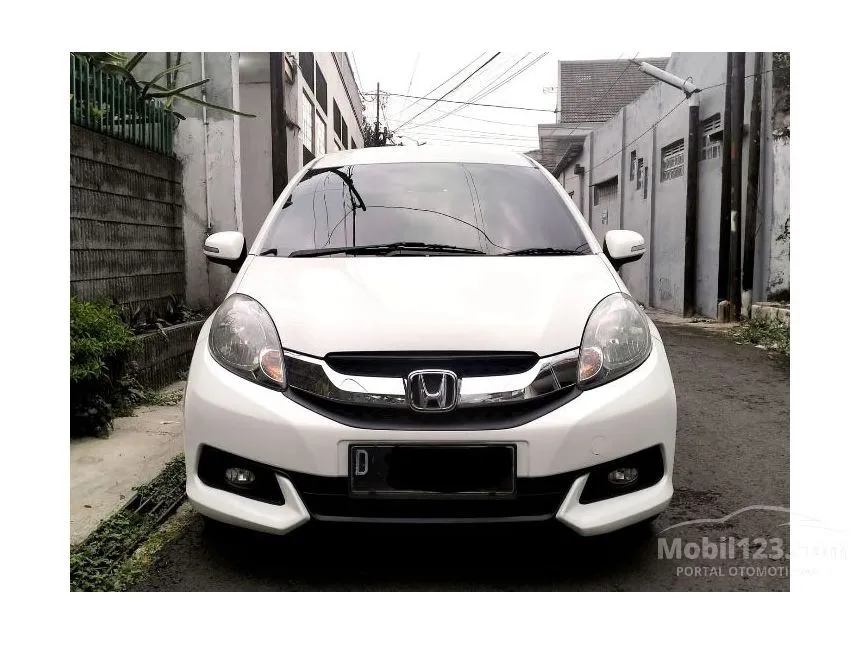 Jual Mobil Honda Mobilio 2014 E 1.5 di Jawa Barat Automatic MPV Putih Rp 130.000.000