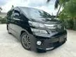 Used 2012 Toyota Vellfire 3.5 ZG MPV full spec loan kedai free warranty