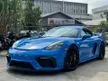 Recon 2022 Porsche 718 4.0 Cayman GT4 Coupe Manual Transmission Carbon Sports Bucket Seats With 4 Point Harness Roll Cage