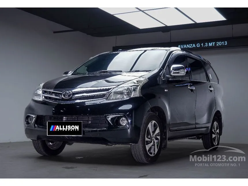 Jual Mobil Toyota Avanza 2013 G 1.3 di DKI Jakarta Manual MPV Hitam Rp 105.000.000